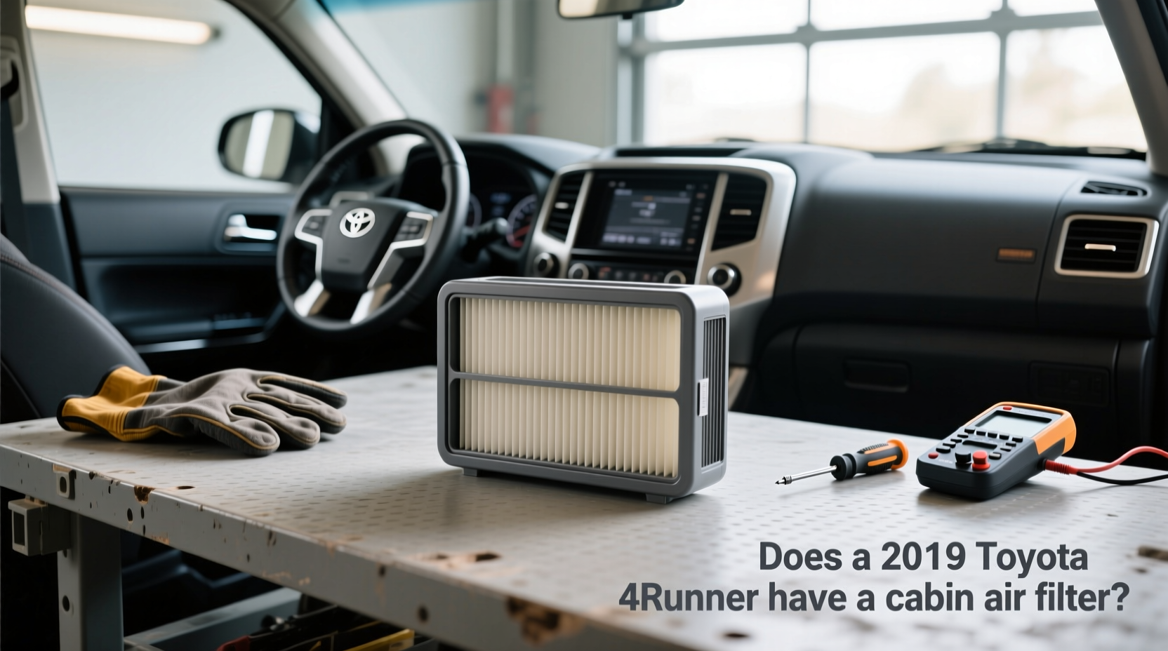 2019 Toyota 4Runner Cabin Air Filter Guide