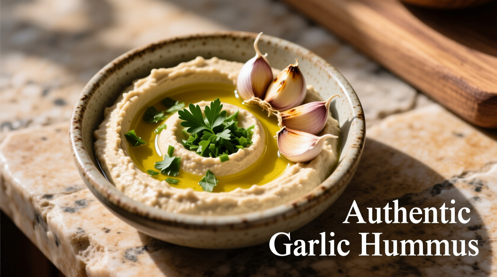 recipe hummus garlic