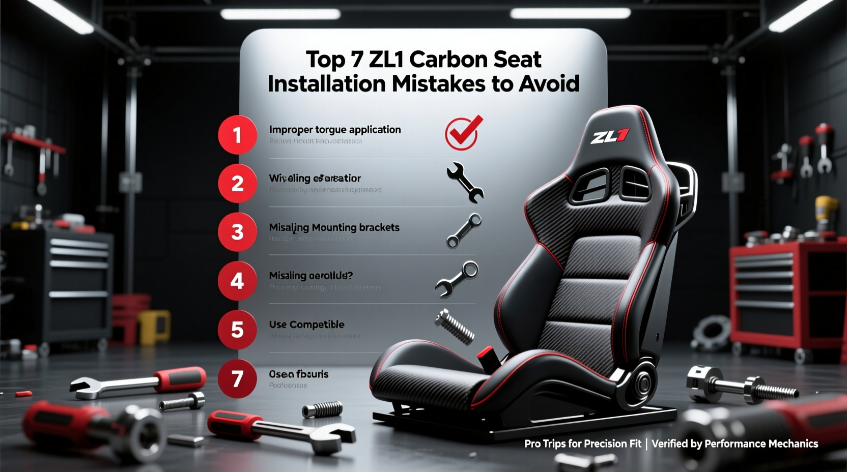 zl1 carbon seat mistakes