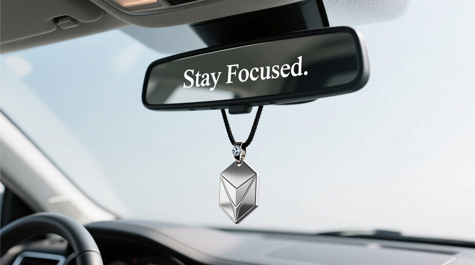 creative and safe ways to hang a rearview mirror pendant without distracting your drive