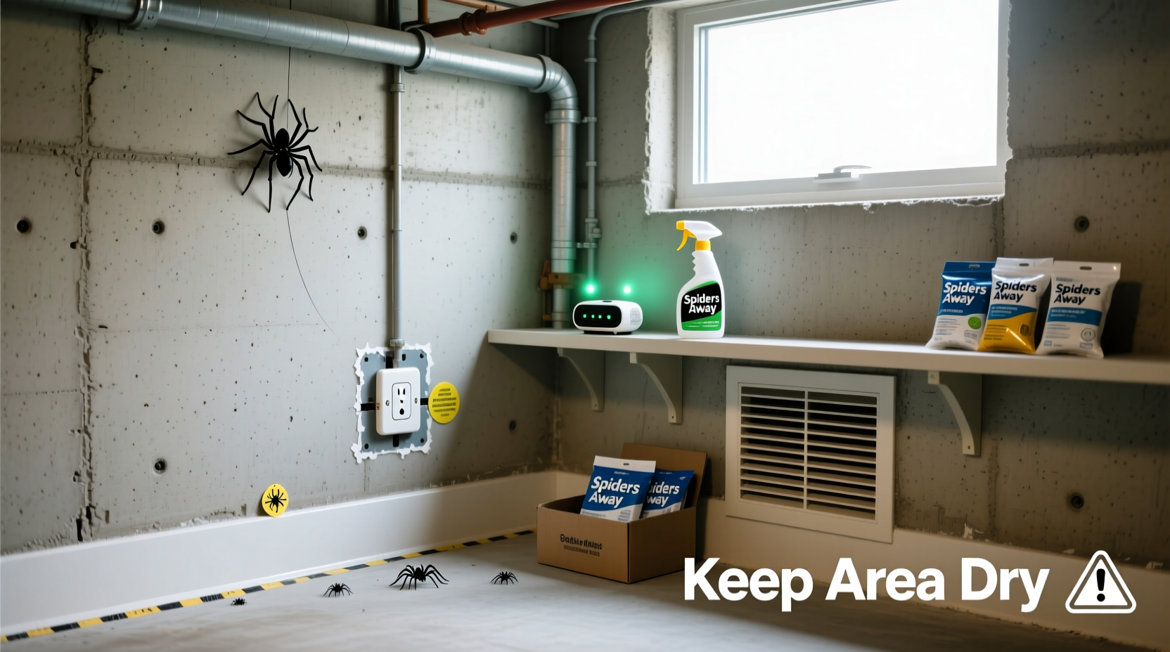 How To Get Rid Of Spiders In Basement