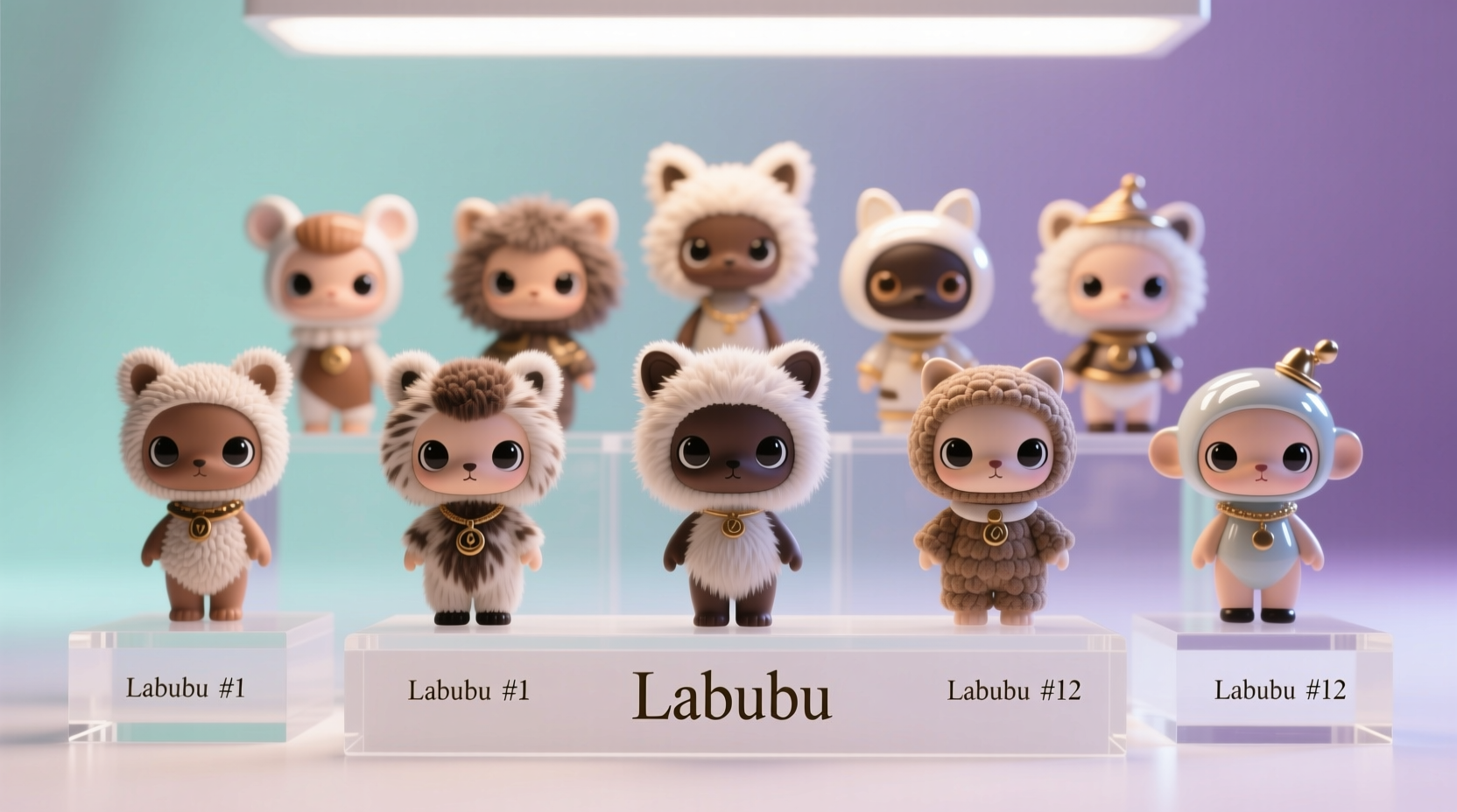 how many labubu dolls are there