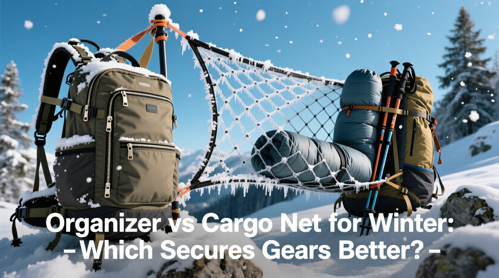 organizer vs cargo net winter