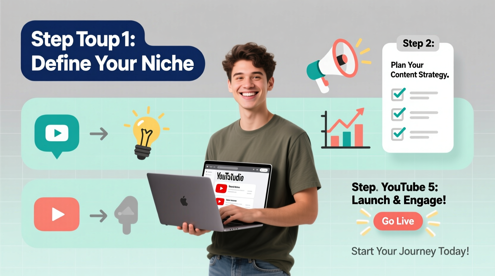 how to begin youtube a step by step guide to launching your channel with confidence