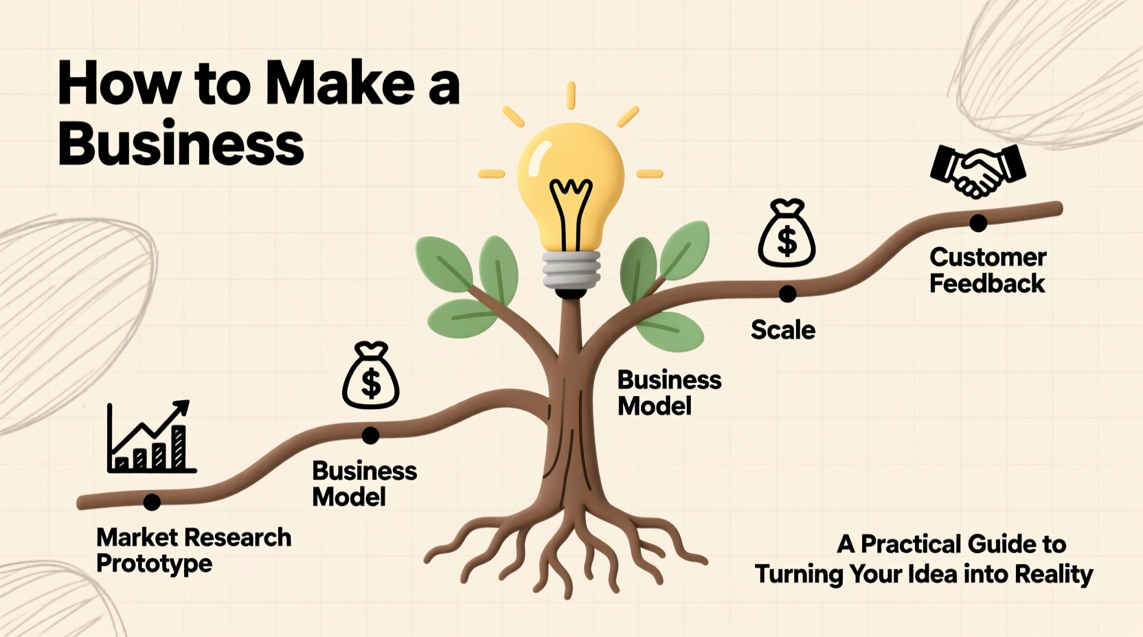 how to make a business a practical guide to turning your idea into reality