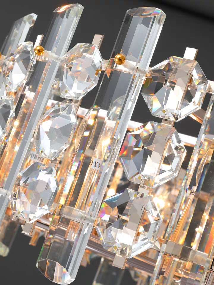 Modern luxury crystal wall lamp for home decor crystal wall sconce for living room bedside lighting