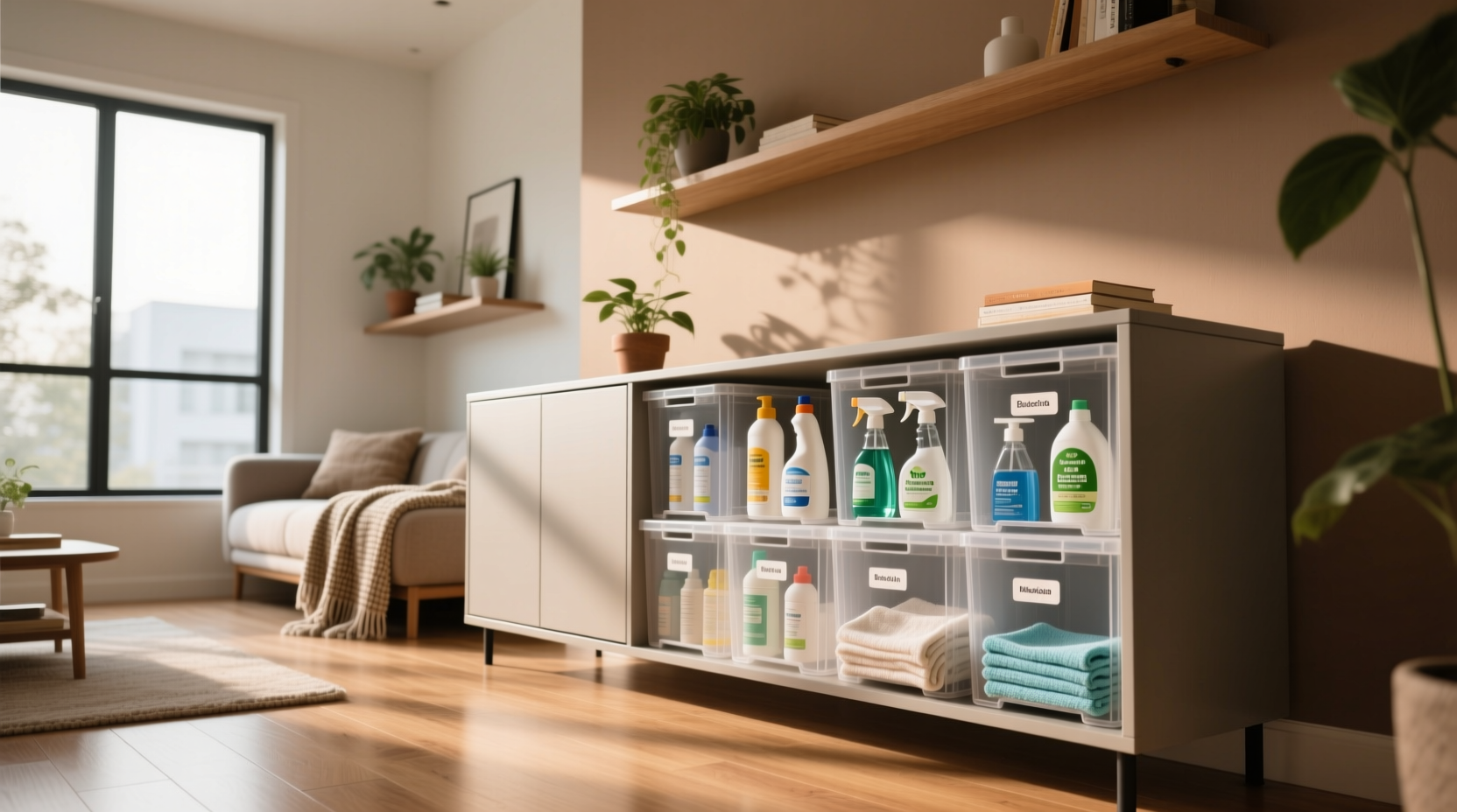 best place store cleaning products home