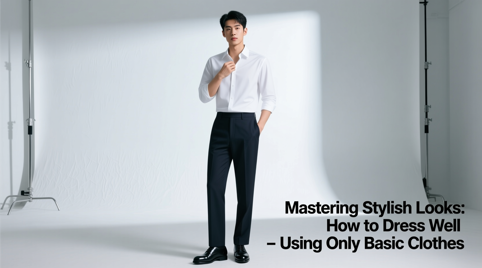 mastering stylish looks how to dress well using only basic clothes