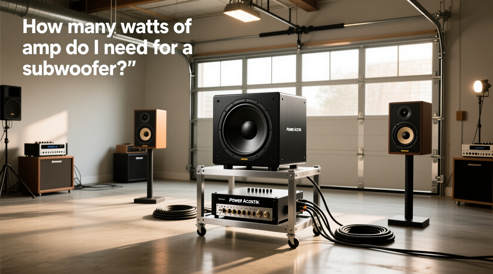 How to Match a 600 Watt Subwoofer with the Right Amp