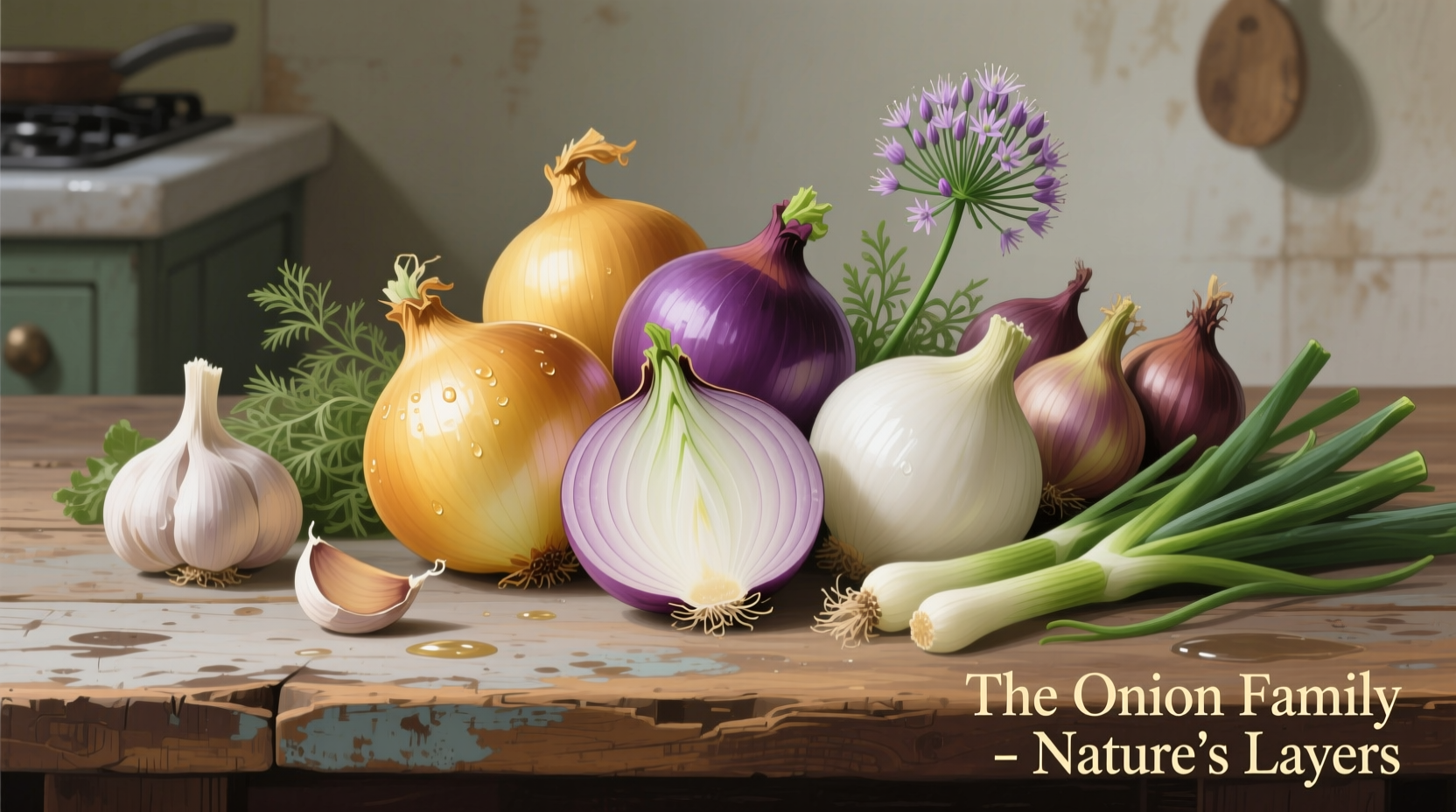 onion family of vegetables