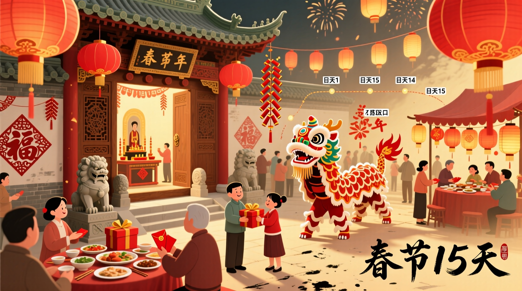 how many days are chinese new year celebrated