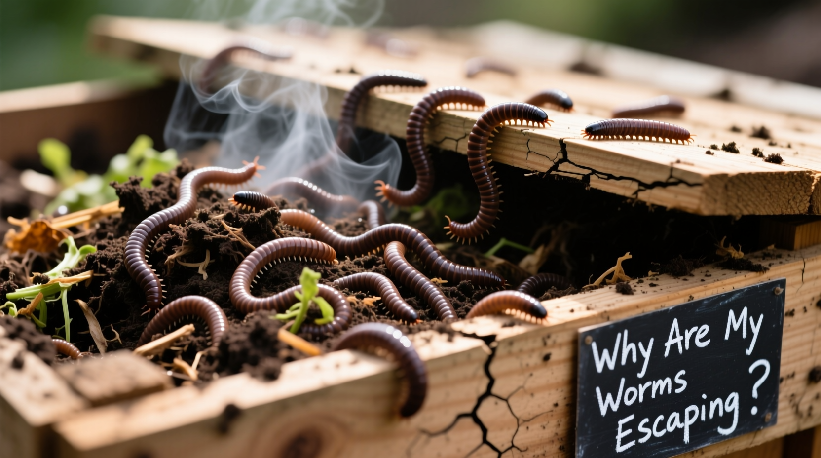 worms escaping why your composting worms are trying to leave