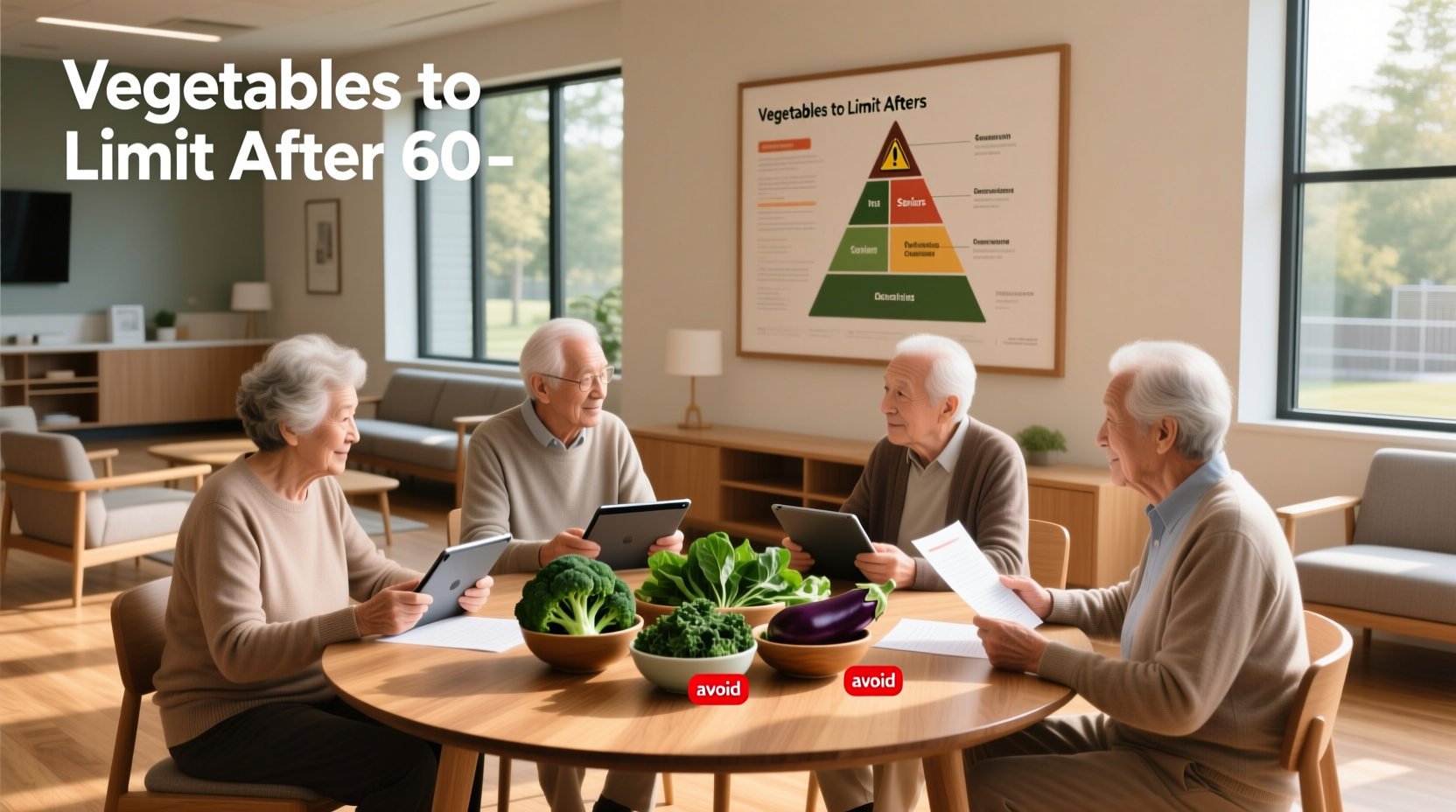 vegetables seniors should limit or avoid