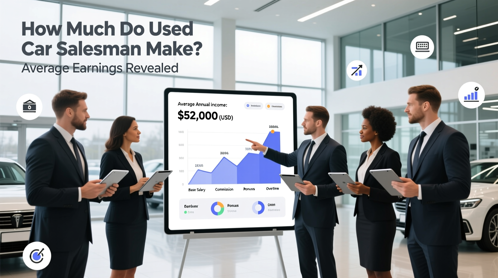 how much do used car salesman make