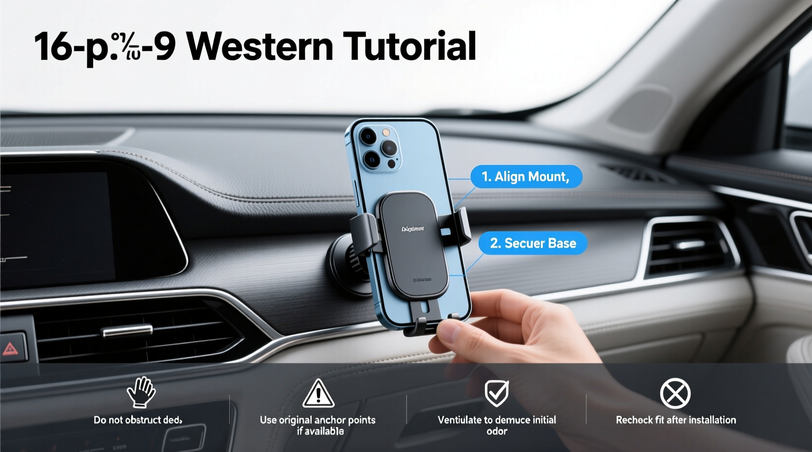 How to Choose Dashboard Best Place to Mount Phone in Car