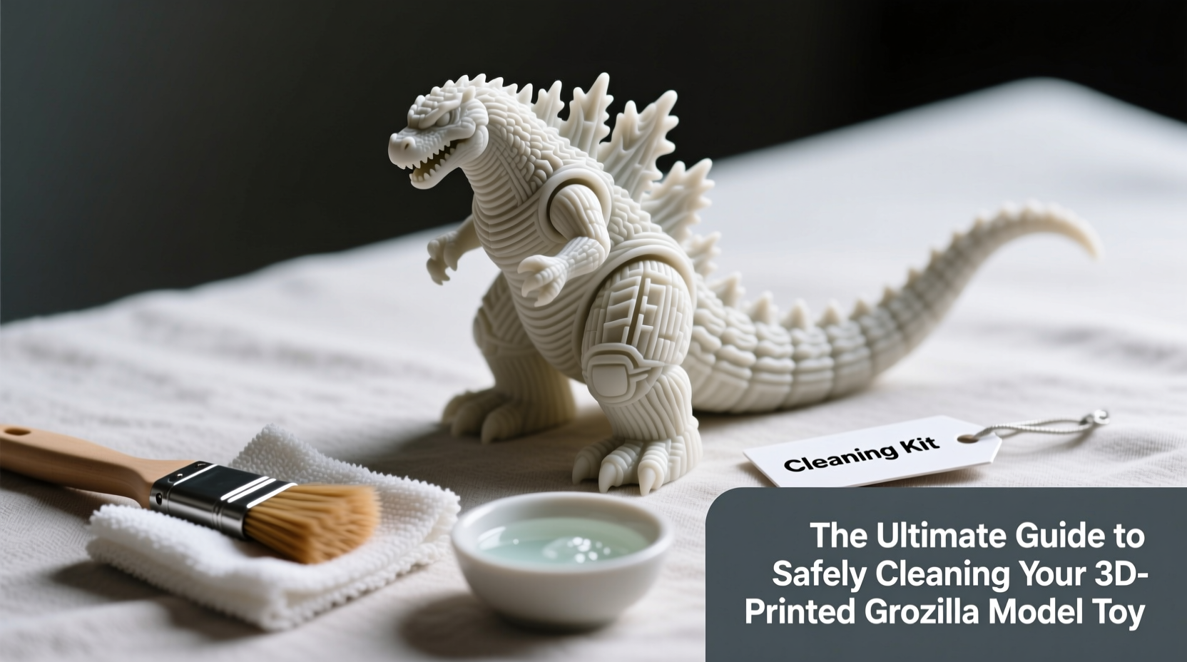 the ultimate guide to safely cleaning your 3d printed godzilla model toy