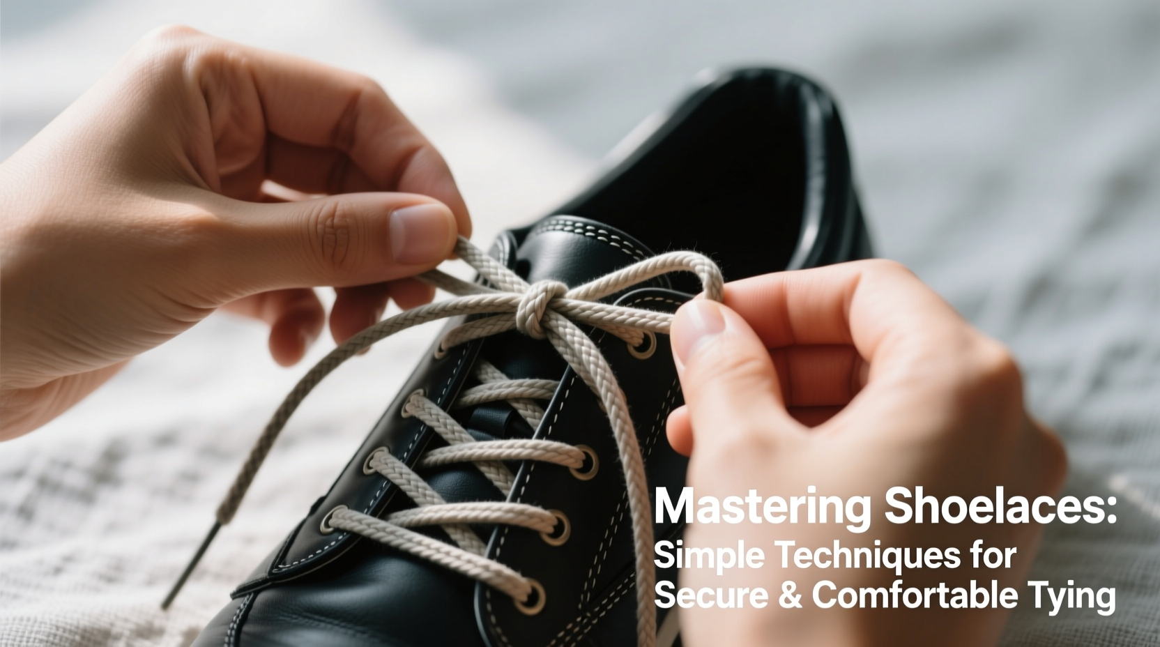 mastering shoelaces simple techniques for secure and comfortable shoe tying
