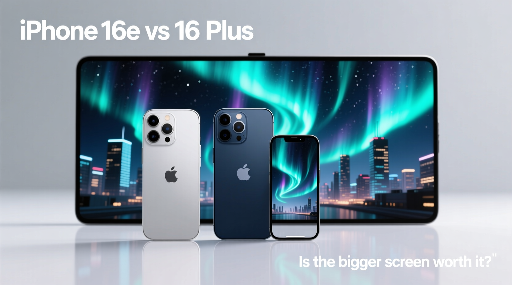 iphone 16e vs 16 plus is the bigger screen of the 16 plus worth the extra cost 2