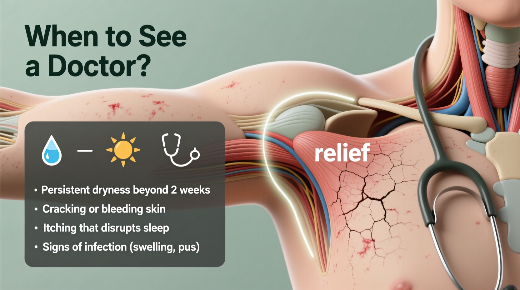 dry armpits causes relief and when to see a doctor