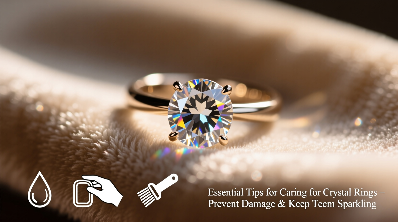 essential tips for caring for crystal rings prevent damage and keep them sparkling