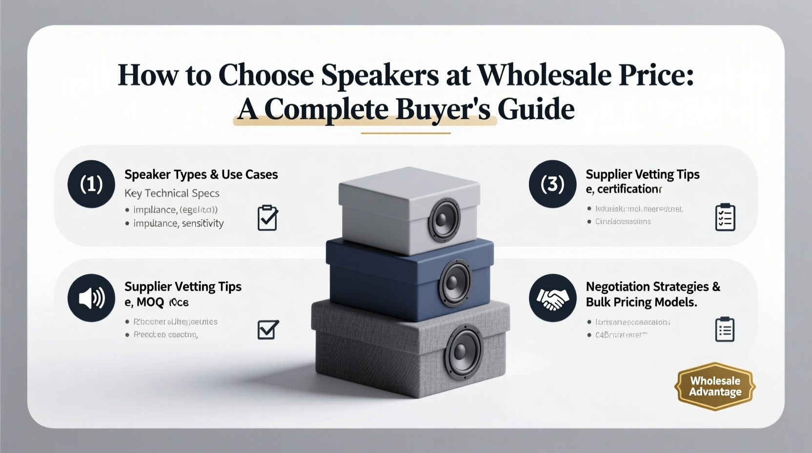 speakers wholesale price