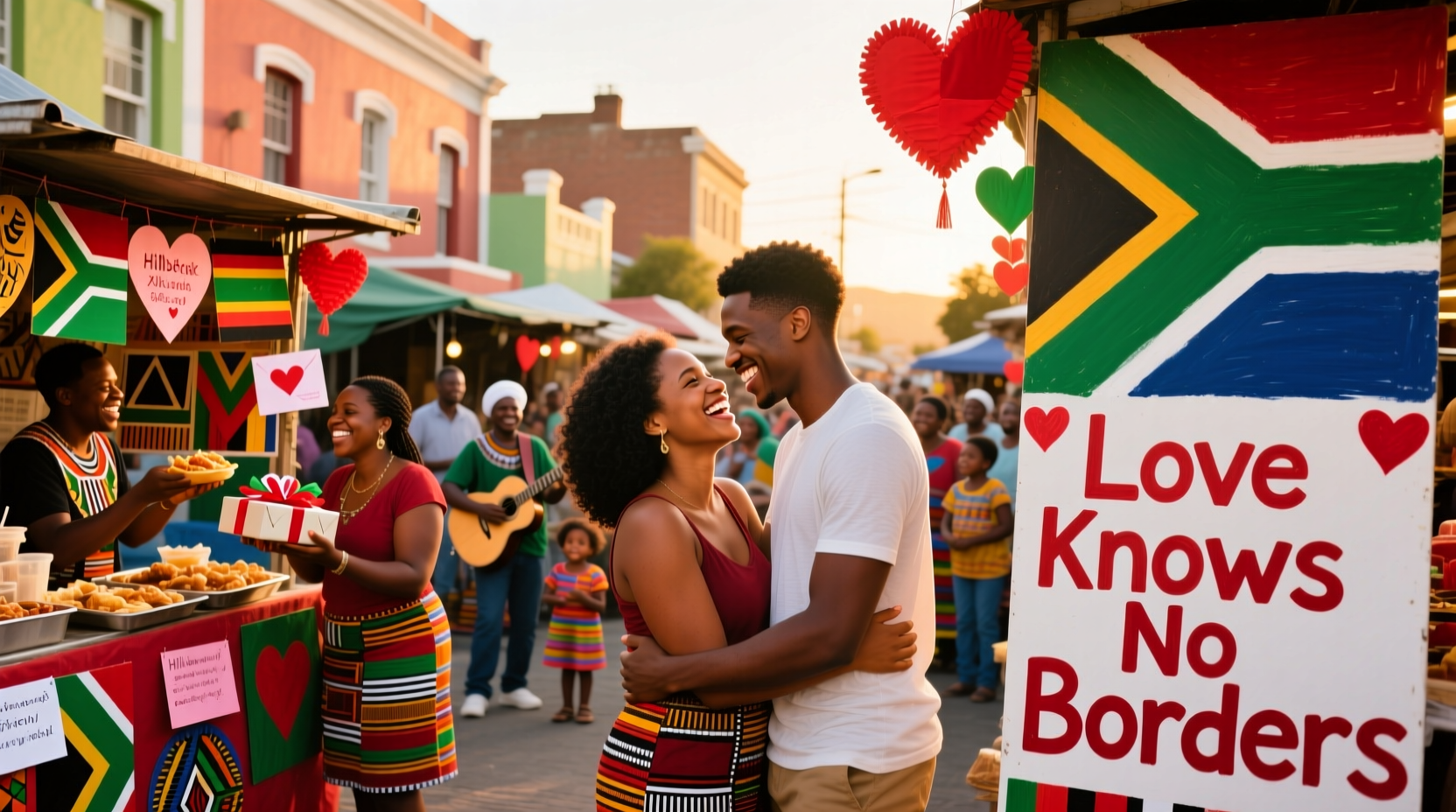 how do they celebrate valentines day in south africa
