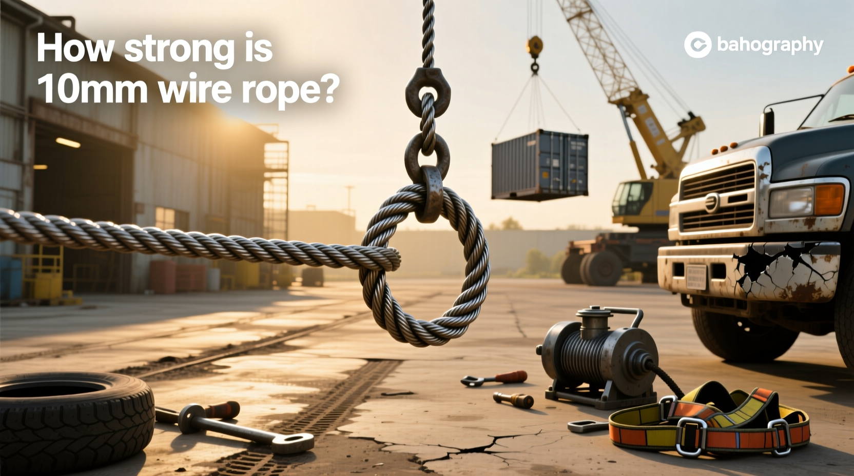 How to choose 10mm steel tow rope,How strong is 10mm wire rope?