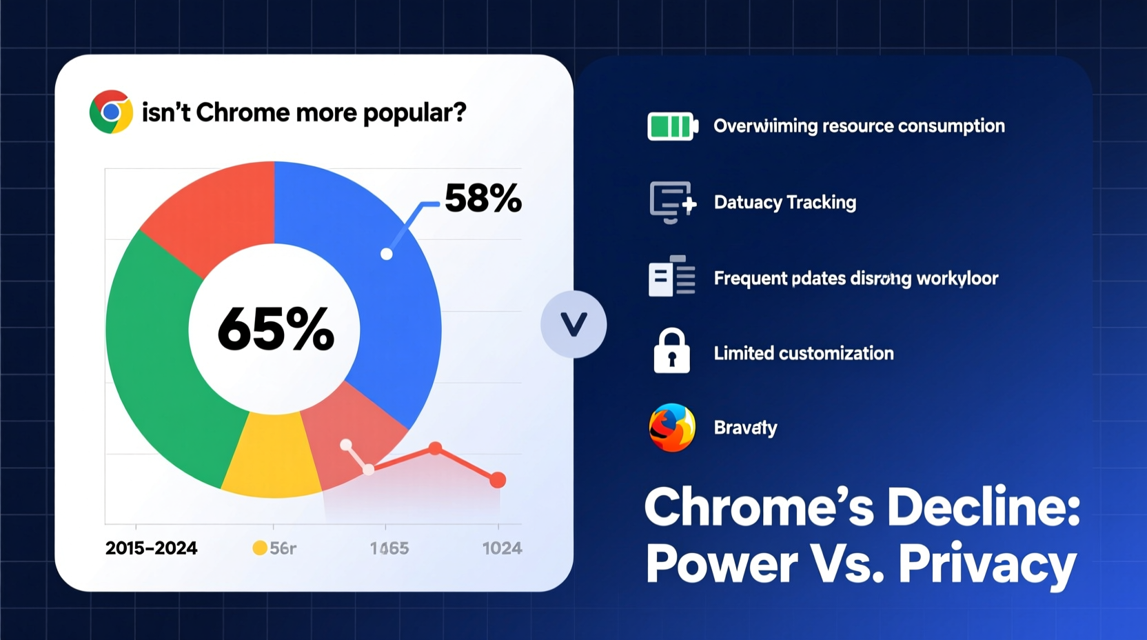 why isnt chrome more popular reasons behind its status