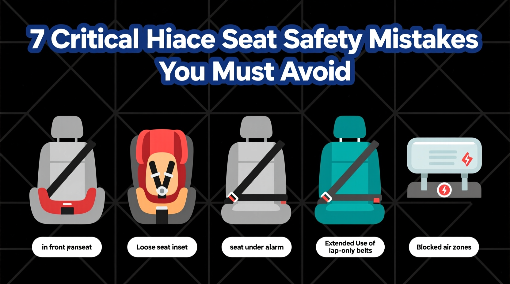 7 Critical HiAce Seat Safety Mistakes You Must Avoid