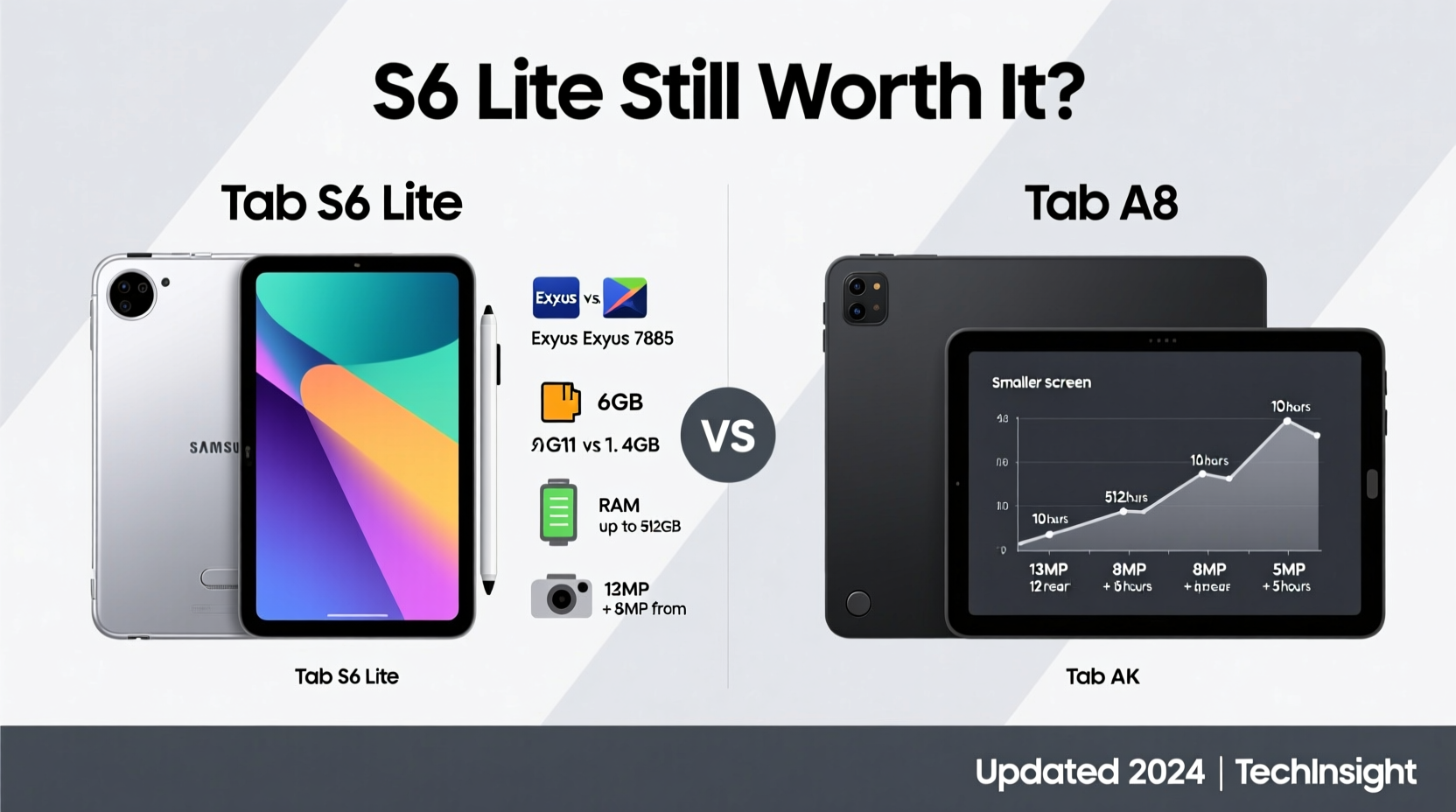 samsung tab s6 lite vs a8 is the s6 lite still worth it