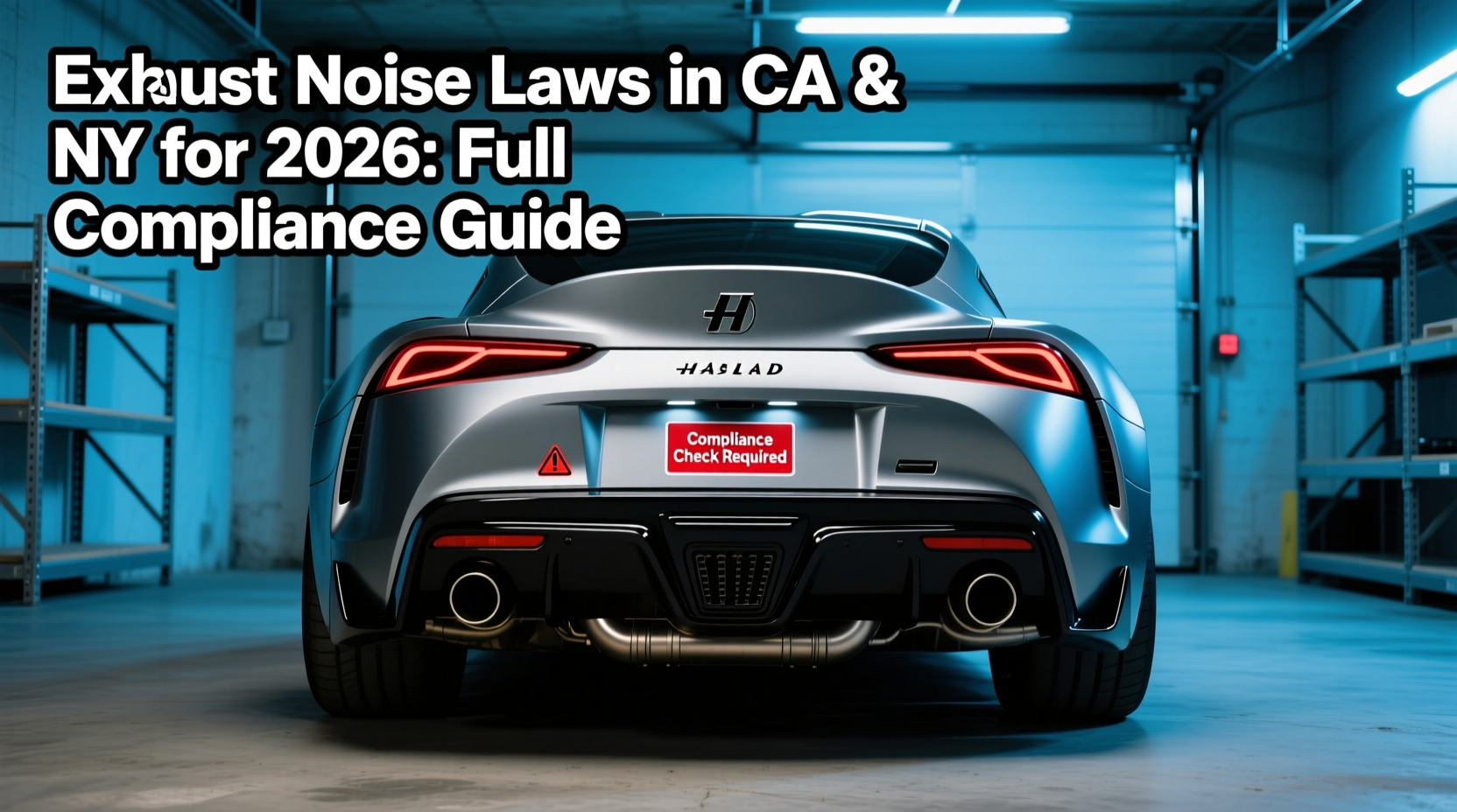 Exhaust Noise Laws in CA & NY for 2026: Full Compliance Guide