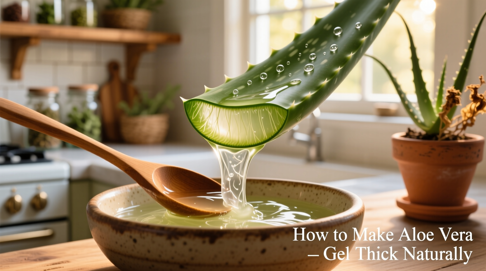 How to Make Aloe Vera Gel Thick Naturally