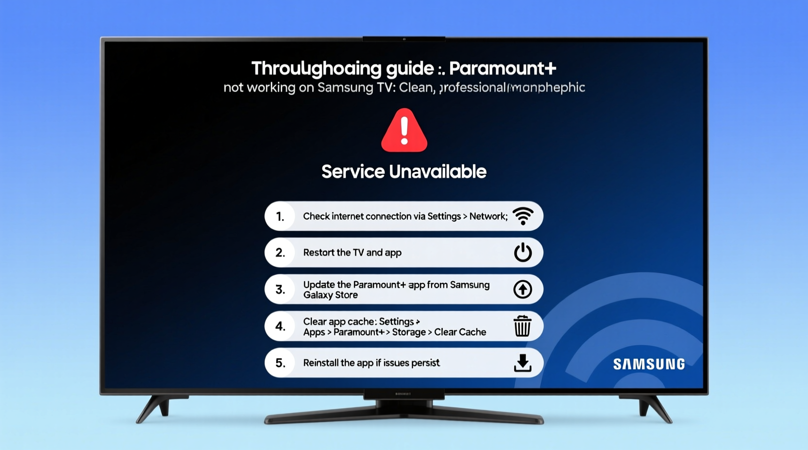paramount plus not working on samsung tv troubleshooting tips 2