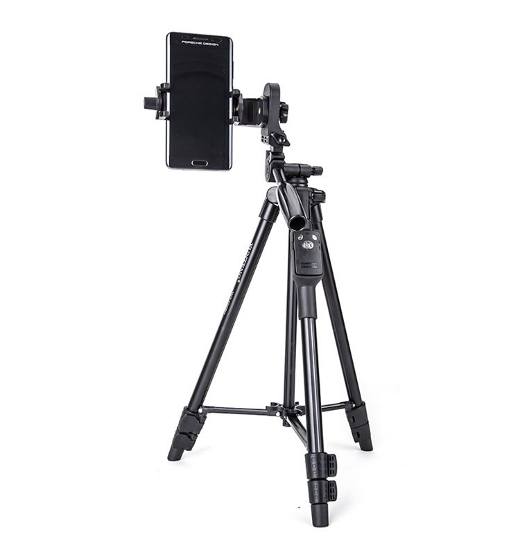 Yunteng VCT-5208 Aluminum Smartphone Travel Selfie Tripod for Mobile Phone Camera