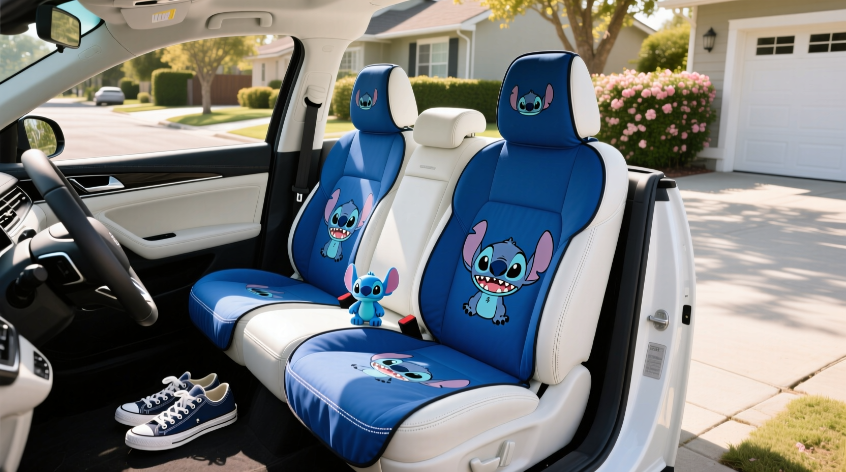 What Are Stitch Car Seat Covers Full Set Options?