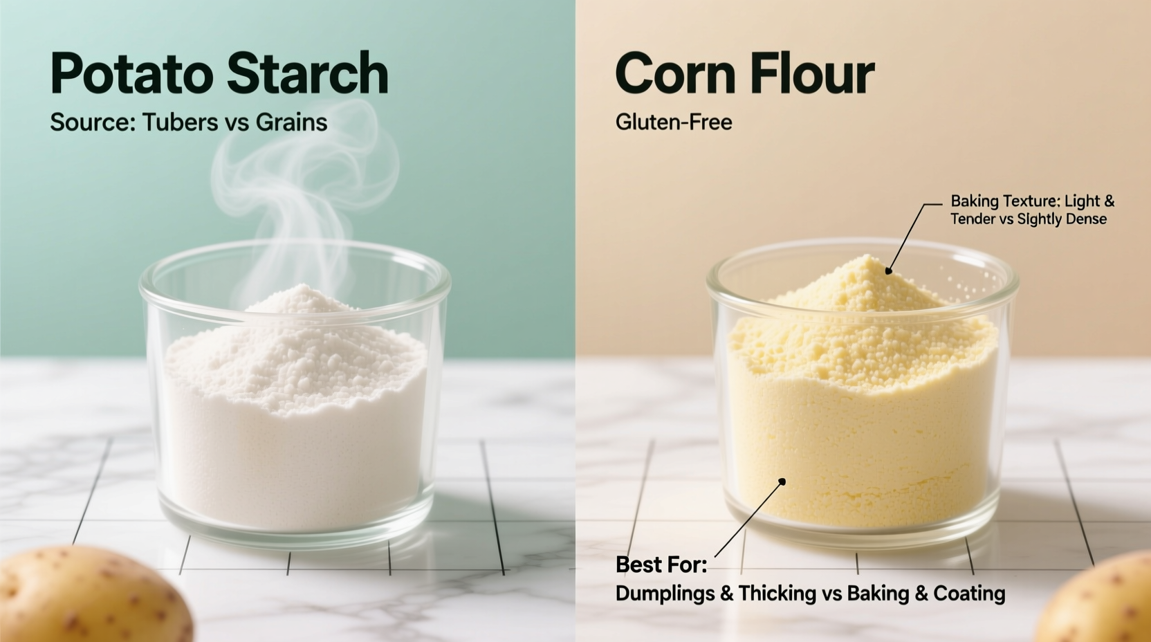 potato starch vs corn flour
