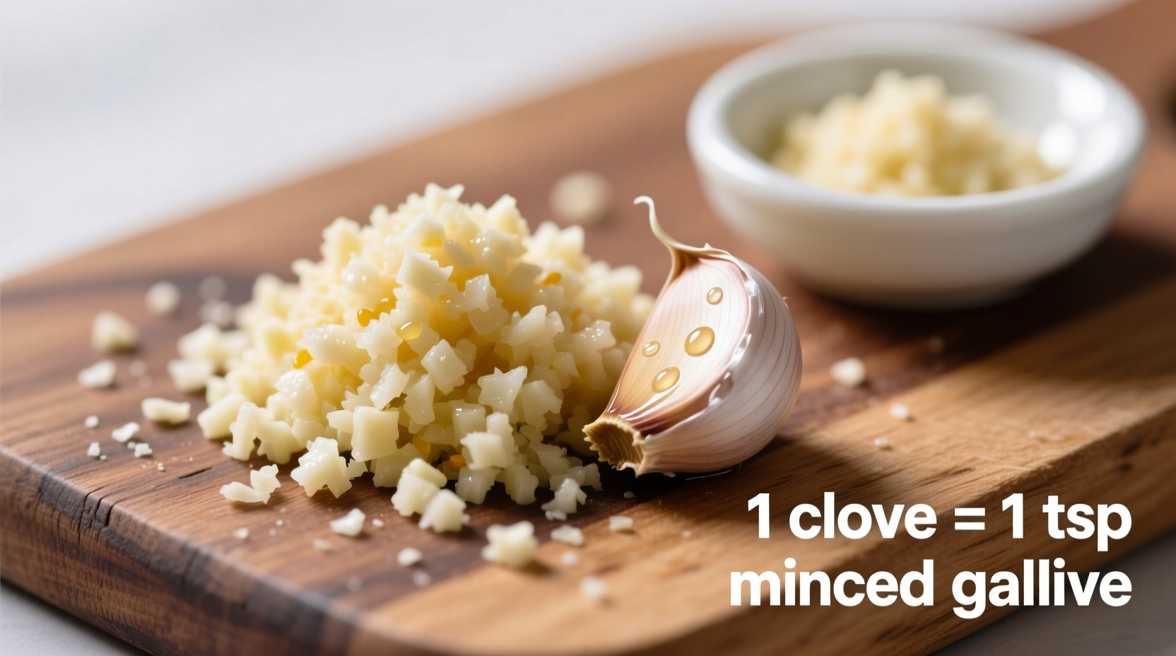 How Much Minced Garlic Equals One Clove: Exact Conversion Guide