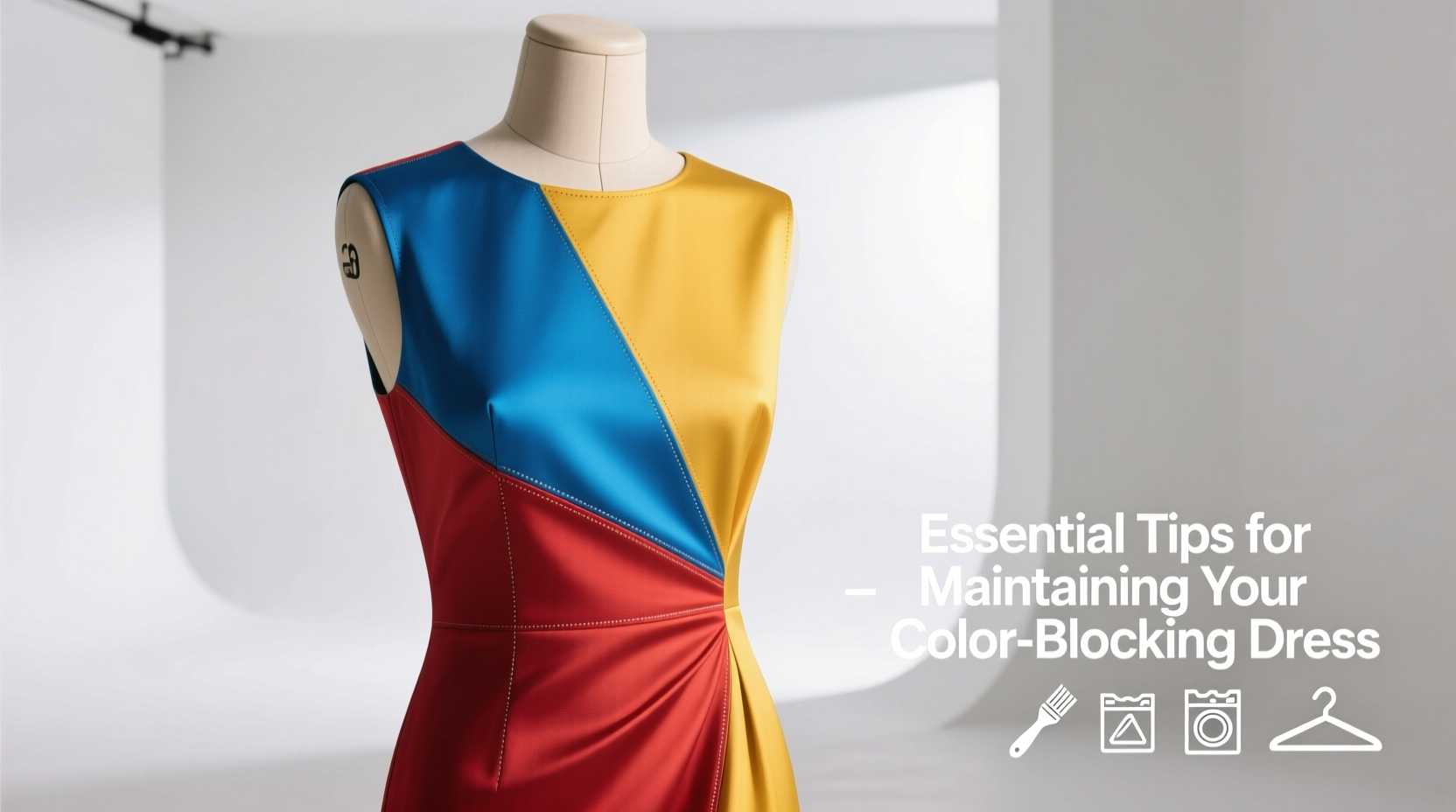 essential tips for maintaining and caring for your color blocking dress