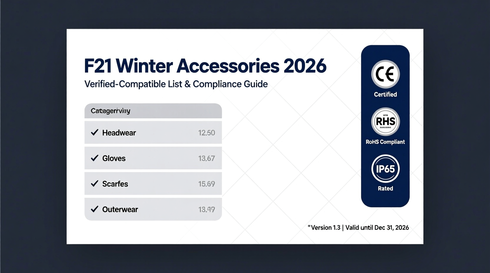f21 winter accessories 2026