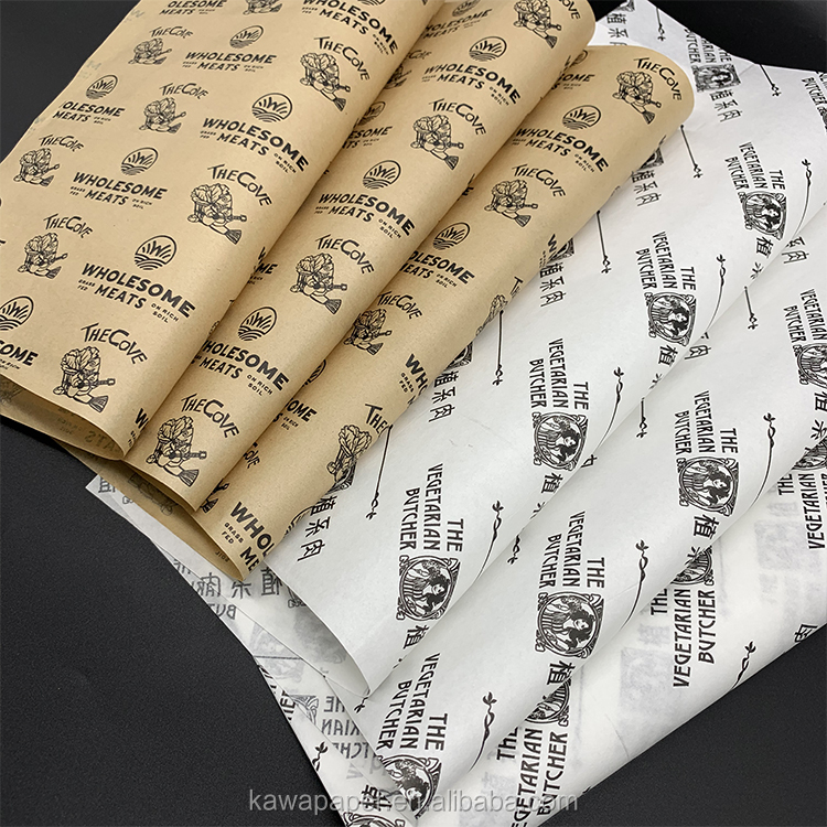 Fried chicken Roast duck packaging Coated kraft paper Meat paper wrapping
