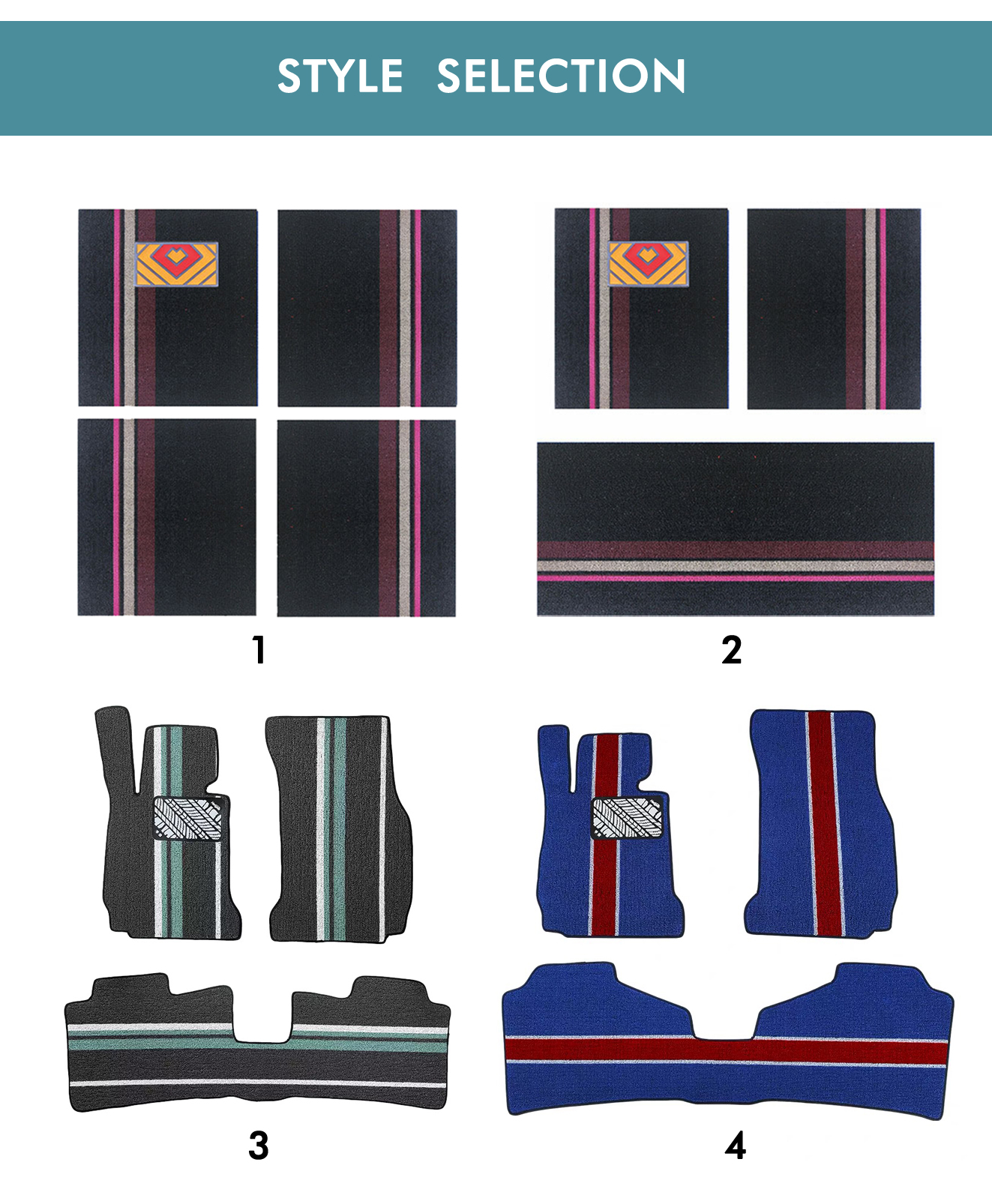 2019 new environmentally friendly car wire ring mat, fireproof, non-slip, flame retardant, ultra-thin three-layer composite car