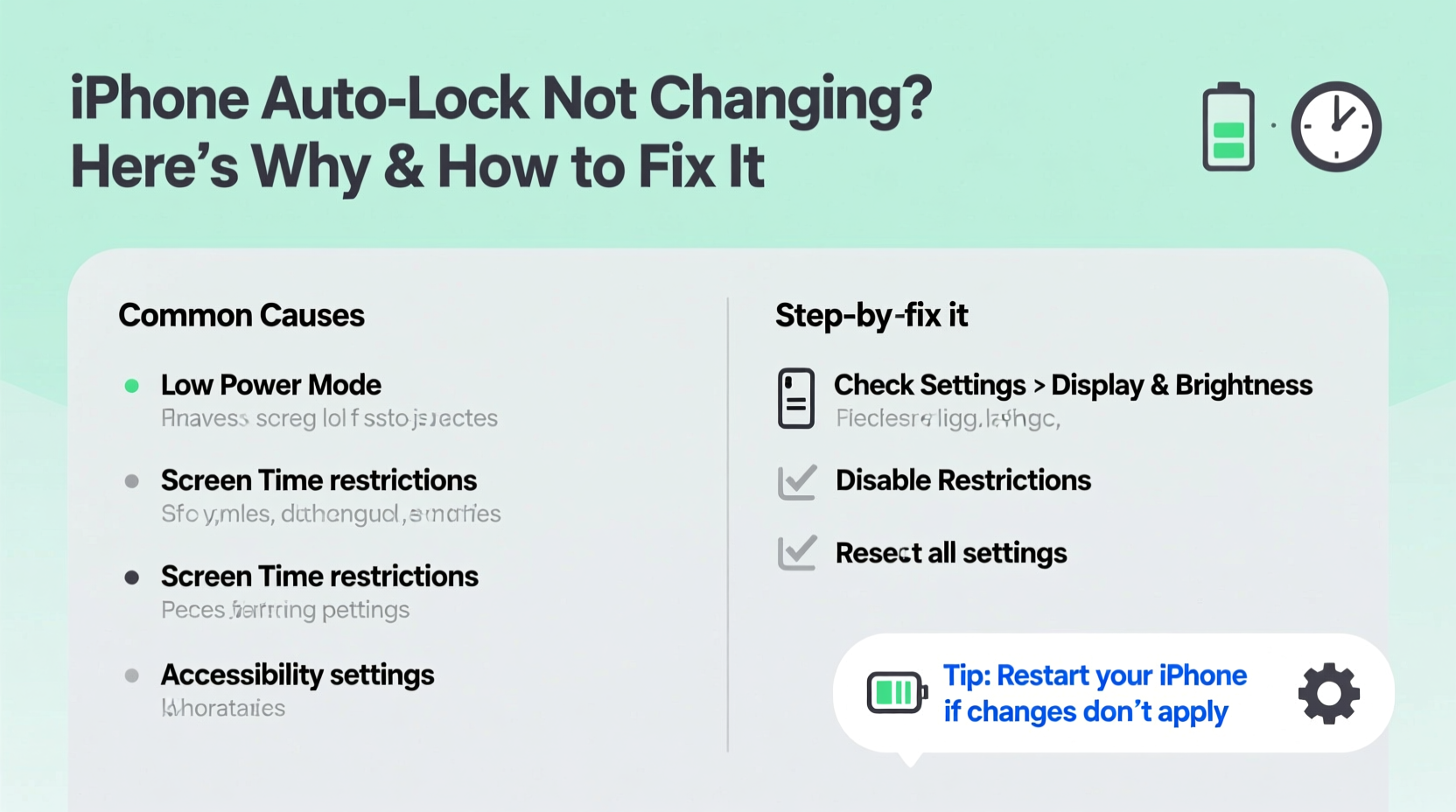 cant change auto lock on iphone heres why how to fix