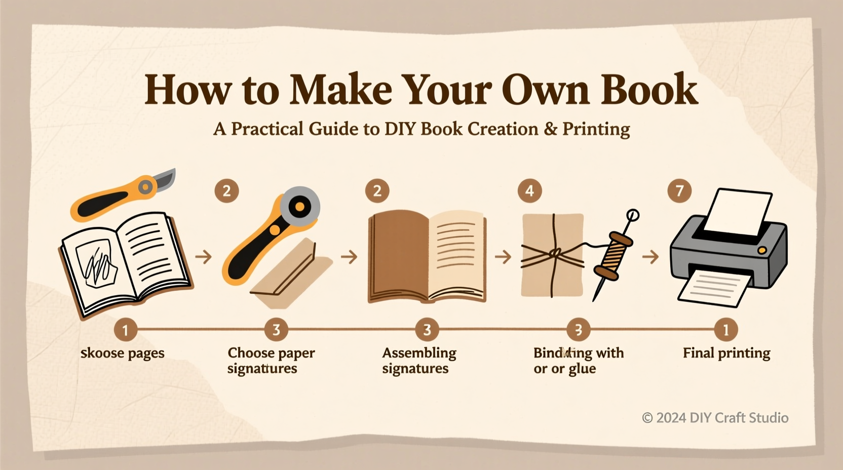 how to make your own book a practical guide to diy book creation and printing