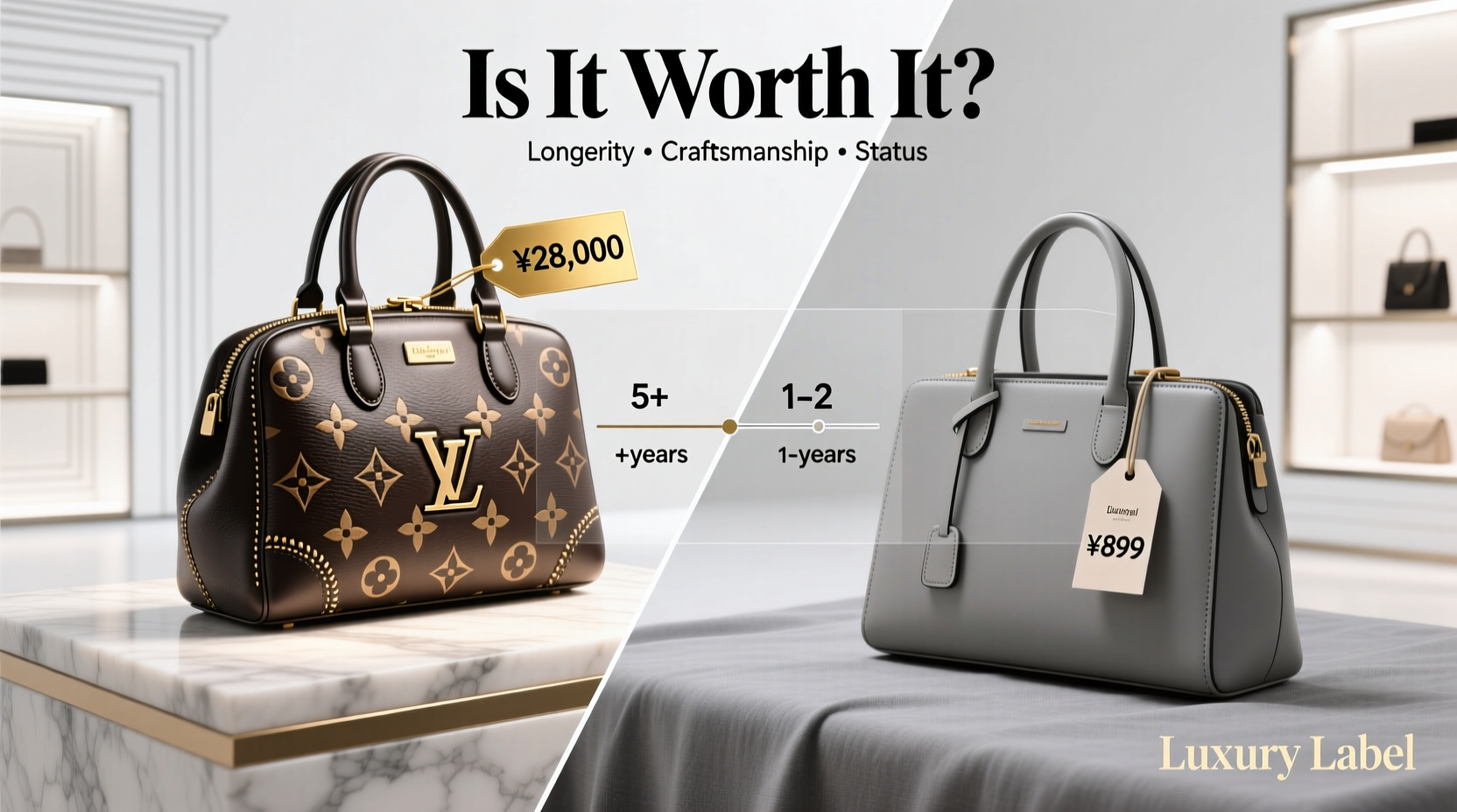 is buying a designer handbag really worth it over a cheaper alternative