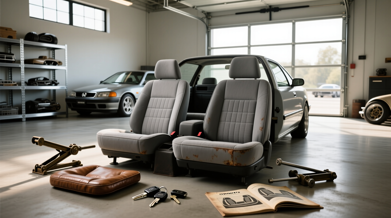 2000 honda civic seat guide replacement tips