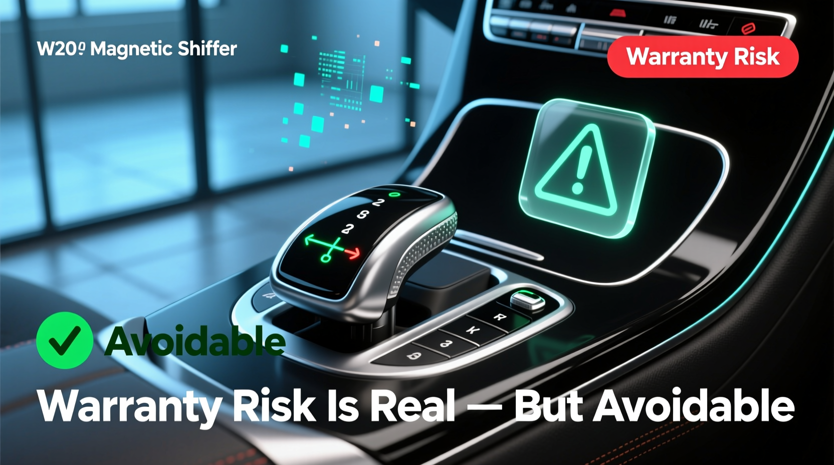 w206 magnetic shifters warranty risk