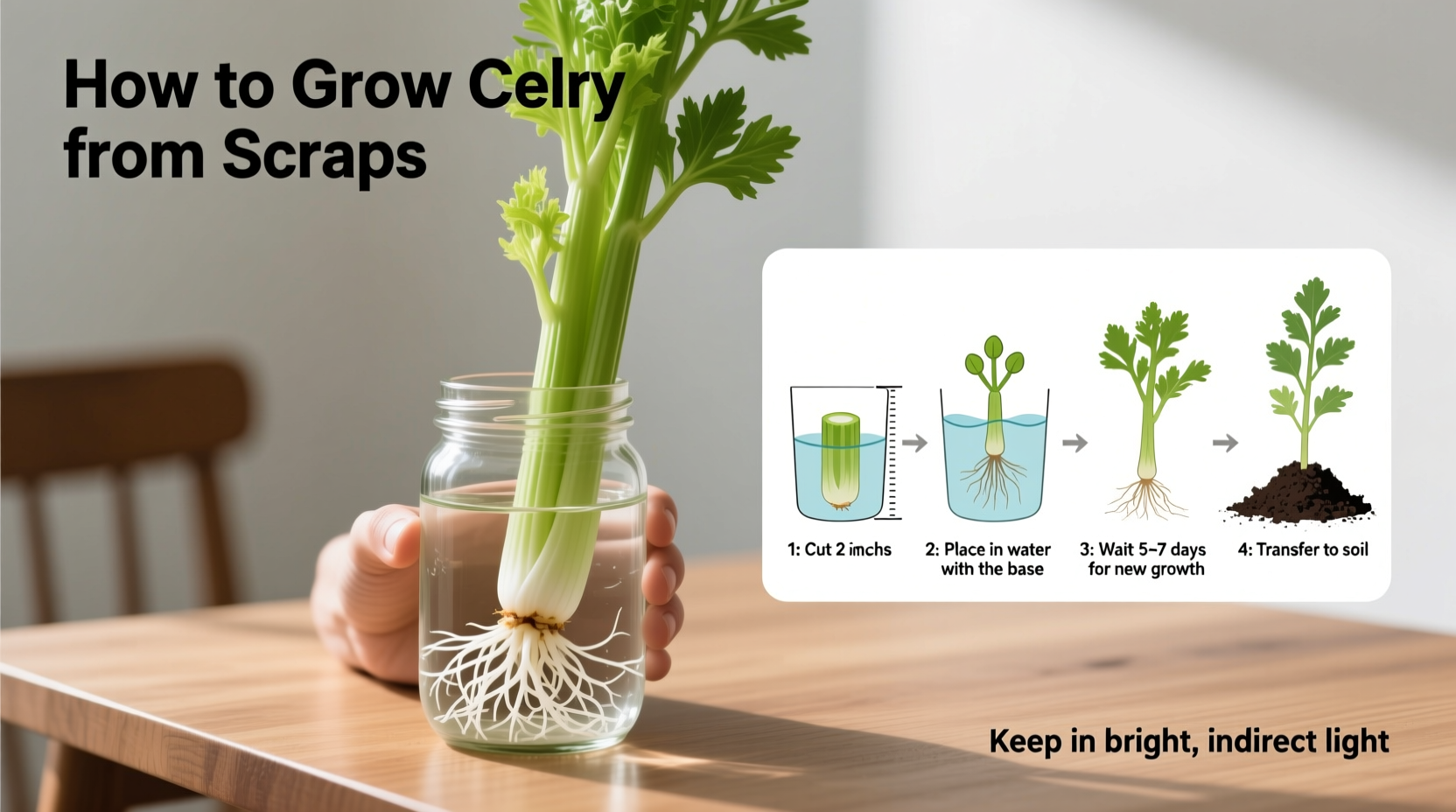 Grow Celery from Scraps: Simple Step-by-Step Guide