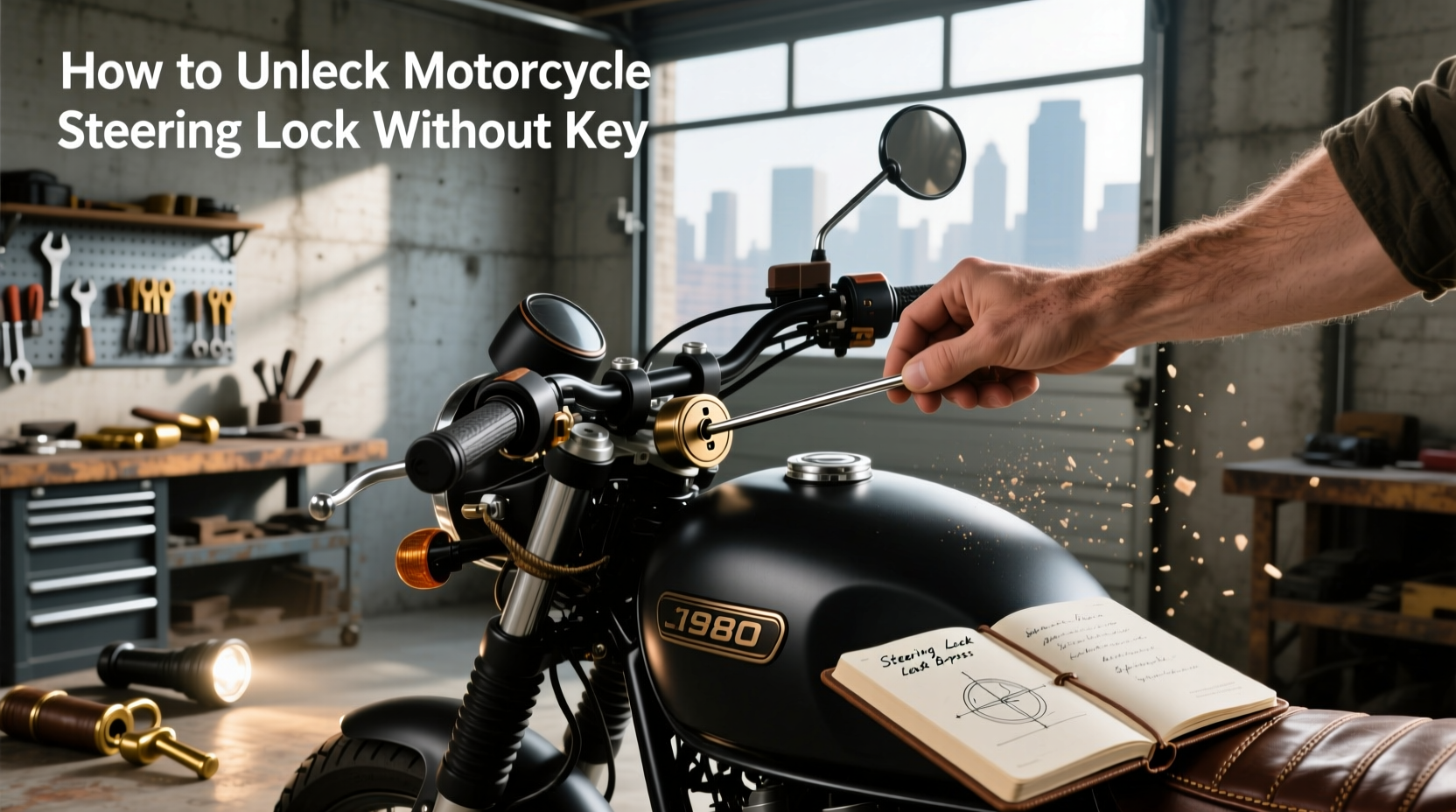 How to Unlock Motorcycle Steering Lock Without a Key Safely