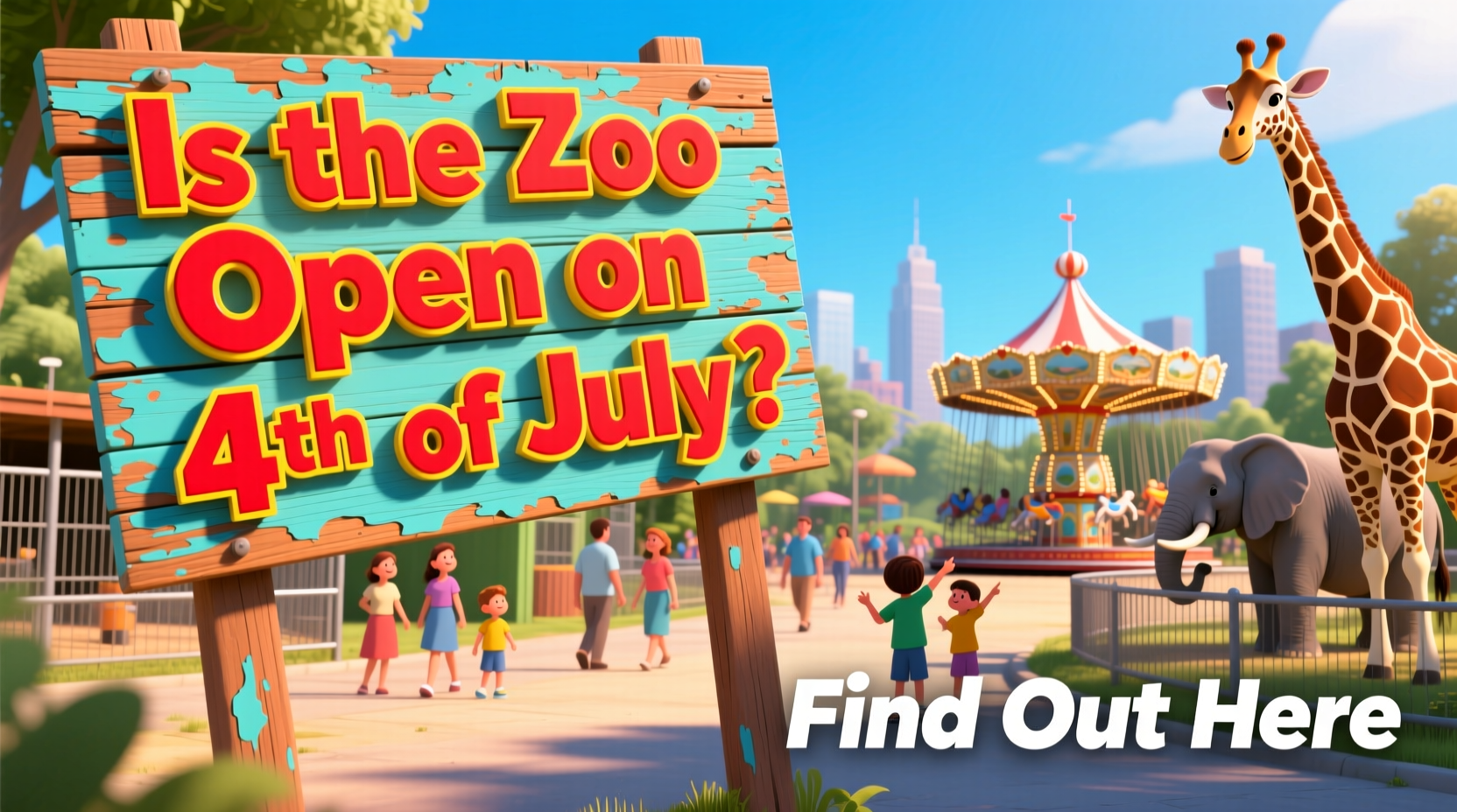 is the zoo open on the 4th of july