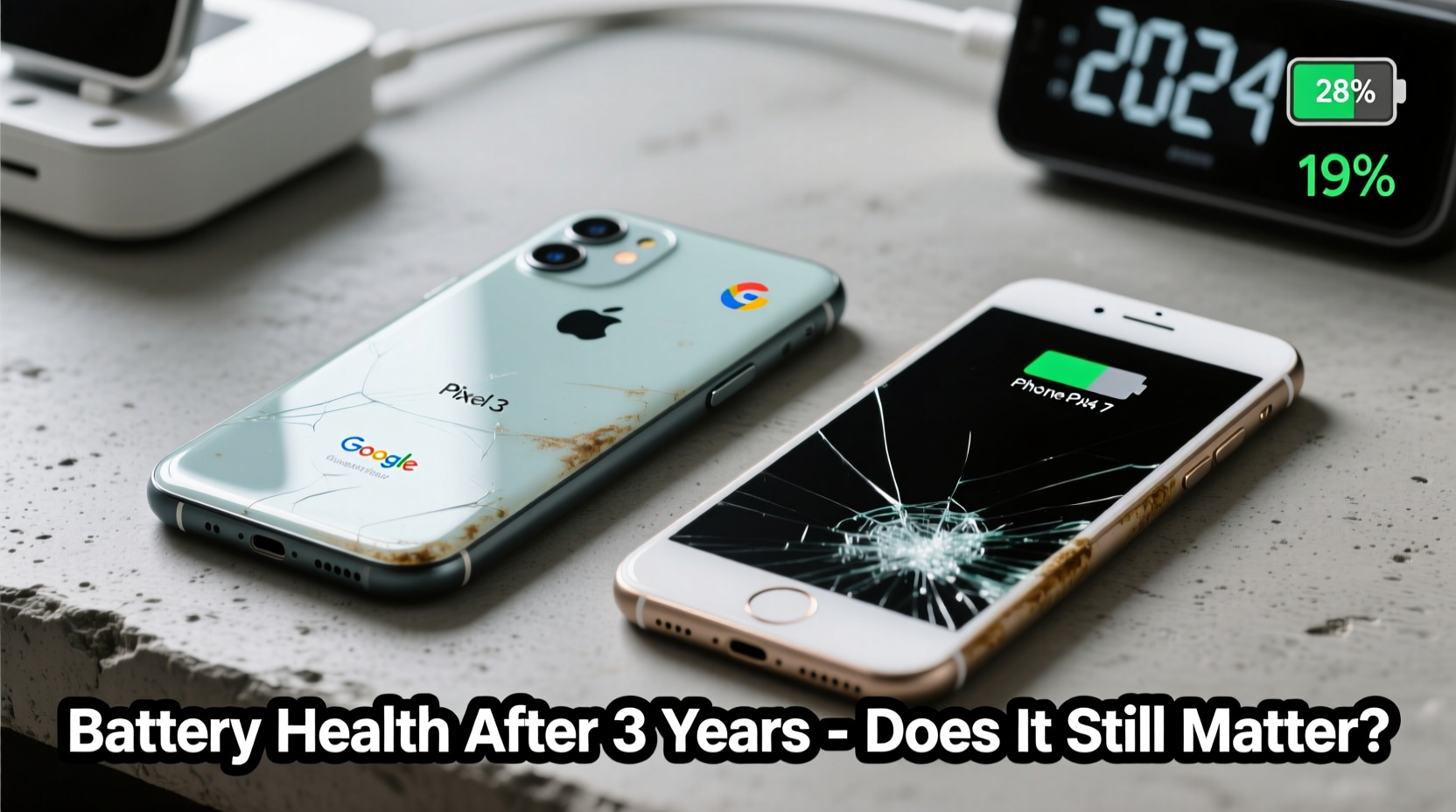 pixel 3 vs iphone 7 battery three years later does it even matter